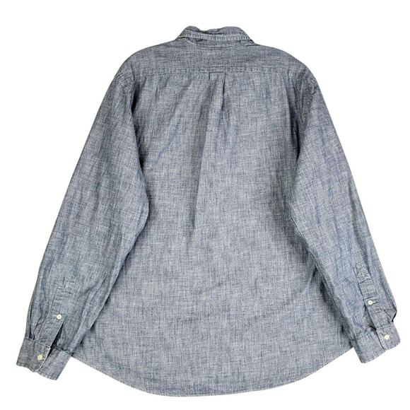 Polo Ralph Lauren Shirt Oxford Mens Size XL Denim Chambray Button Down LS - Picture 3 of 8